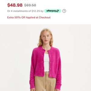 Levis cardigan new